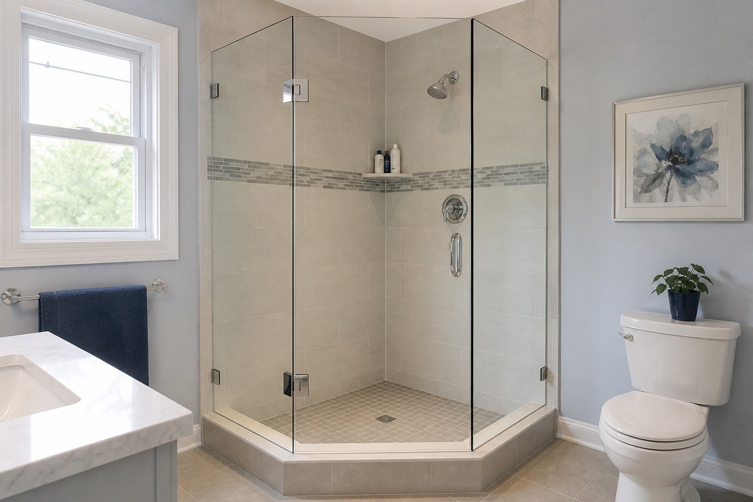 Neo-Angle Pivot Shower Door project planning