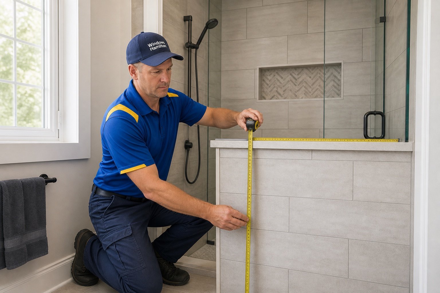 Site conditions considered for inline pivot door, panel & half panel